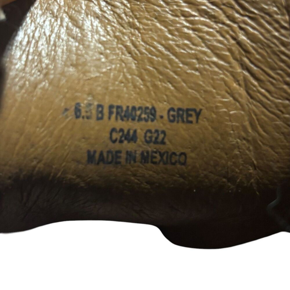 Frye Melissa Double Sole Chelsea Boot in Gray- Size 6.5 - Picture 7 of 7